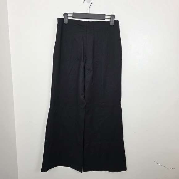 CeCe‎ Black Wide Leg Pull On Front Seam High Rise Comfy Dress Pants Size S - Picture 6 of 7